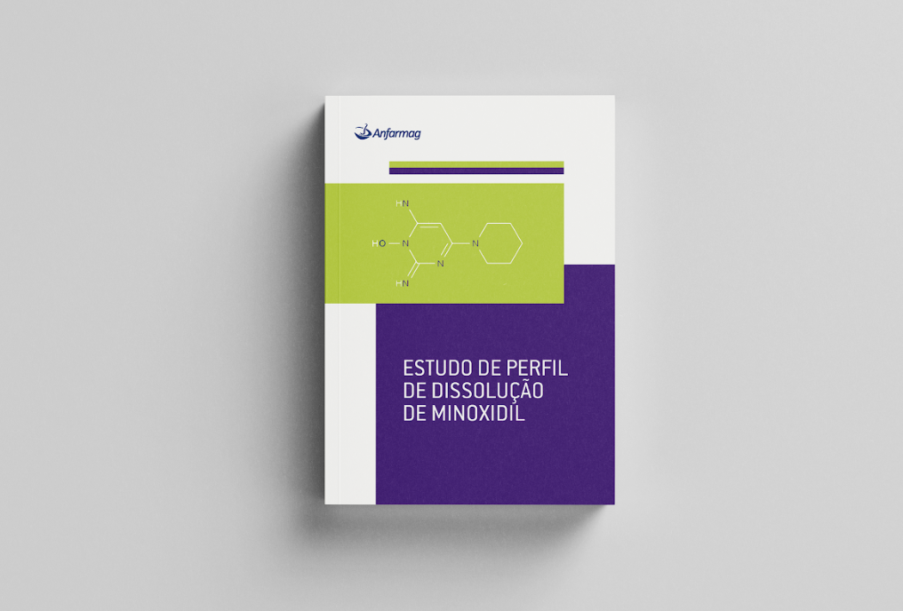 estudo de perfil de dissolução de Minoxidil